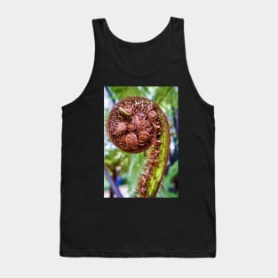 Unfurling Fern Frond Tank Top